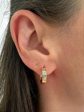 Brinco Argola Catia Dourado