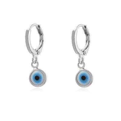 Brinco Argola Olho Grego Rbranco