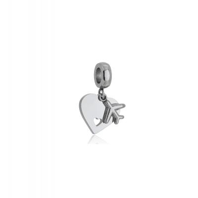 Furloque Pendurado Avião Coração Aço