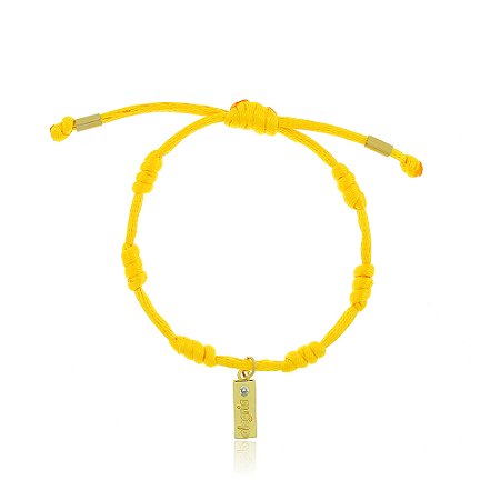 Pulseira Vibração Dourado Amarelo