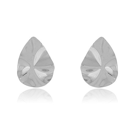 Brinco Gota Martelado Rbranco