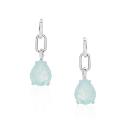 Brinco Elos Aquamarine Rbranco