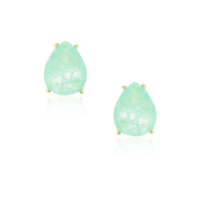 Brinco Celina Turmalina Dourado