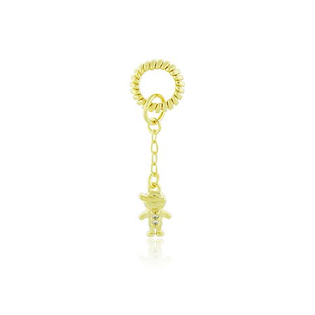 Pin Lock Fio Menino Dourado