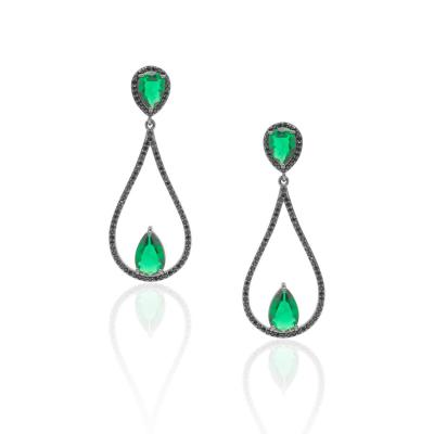 Brinco Festa Gota Verde Rnegro