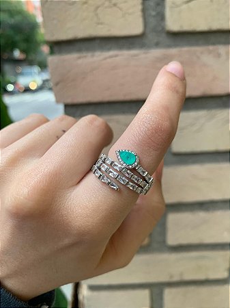 Anel Voltas Turmalina Rbranco