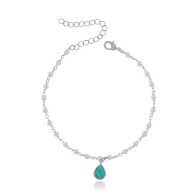Pulseira Perola Turquesa Rbranco