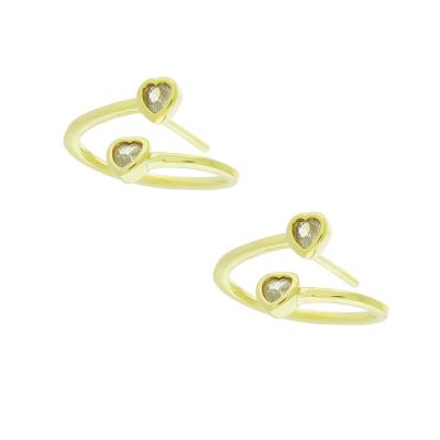 Brinco Zig Zag Dourado