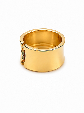 Bracelete Reto Liso Dourado