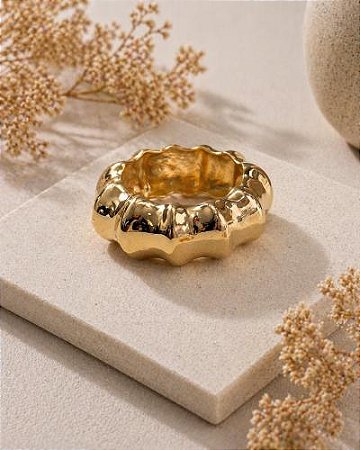 Bracelete Croissant G Dourado