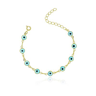 Pulseira Olhos Gregos Dourado