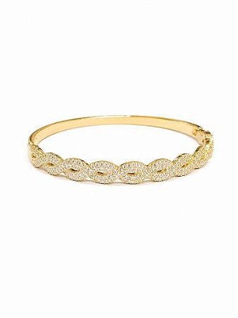 Bracelete Entrelaçado G Dourado
