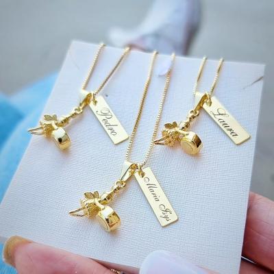 Colar Nome Fada Do Dente Dourado