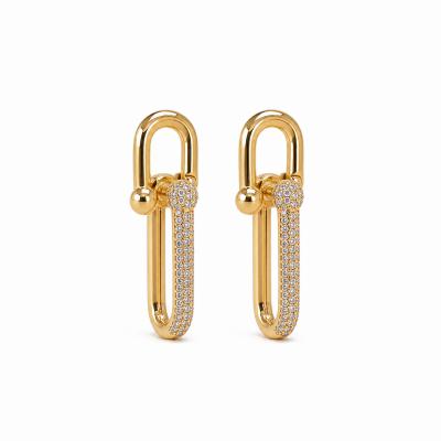 Brinco Tiffany Dourado