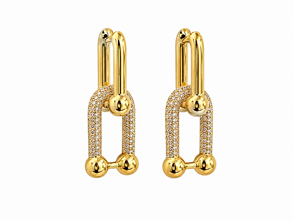 Brinco Tiffany Dourado