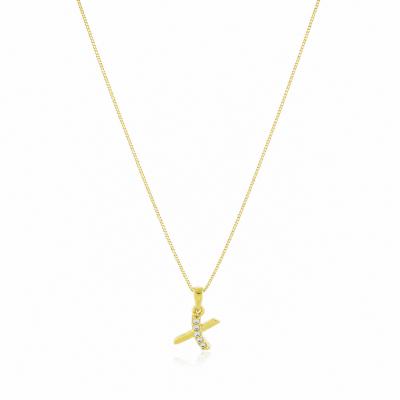 Colar Pingente Malta Dourado
