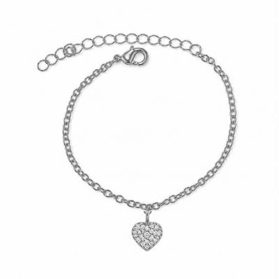 Pulseira Infantil Mini Coração Rbranco