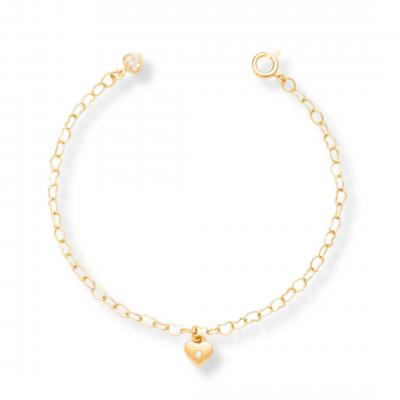 Pulseira Infantil Corluz Dourado