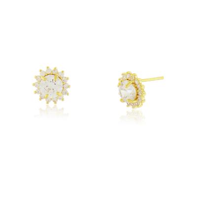 Brinco Kate Cristal P Dourado