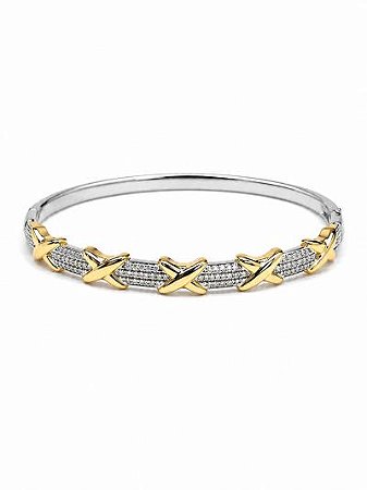 Bracelete Malta Liso E Cravejado Rbranco