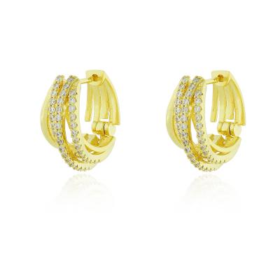 Brinco Argola Giovana Dourado