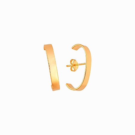 Brinco E. Hook Lara Liso Dourado