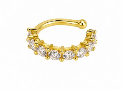 Piercing Penelope Cristal Dourado