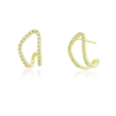Brinco E. Hook Gancho Conexão Dourado