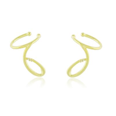 Piercing C/Pino Contraste Dourado