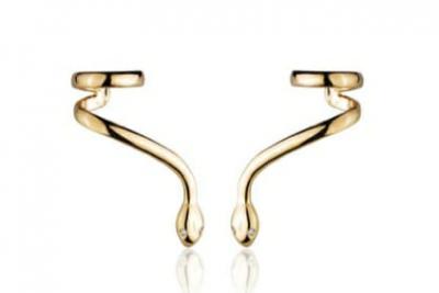 Brinco E. Cuff Snake Dourado