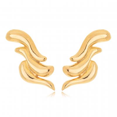 Brinco 3 Ondas Dourado