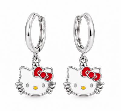 Brinco Infantil Argola Hello Kitty Rbranco