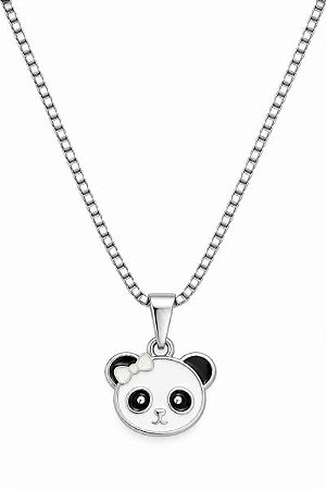 Colar Infantil Panda Rbranco