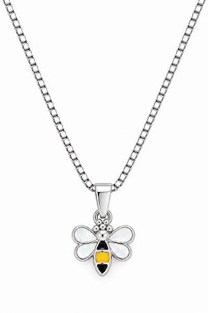 Colar Infantil Abelha Rbranco