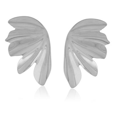 Brinco Leque Folha Rbranco