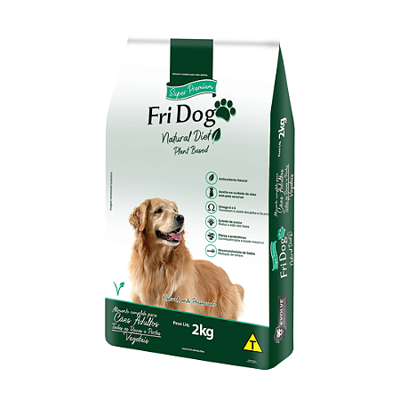 FriDog Natural Diet | Ração Plant Based - Vegana 2 kg