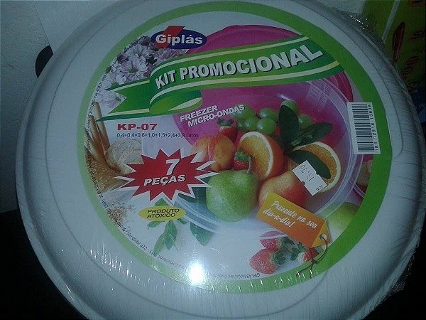 KIT COM 7 POTES