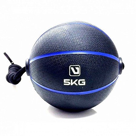 Medicine Ball 5kg com Corda Live UP