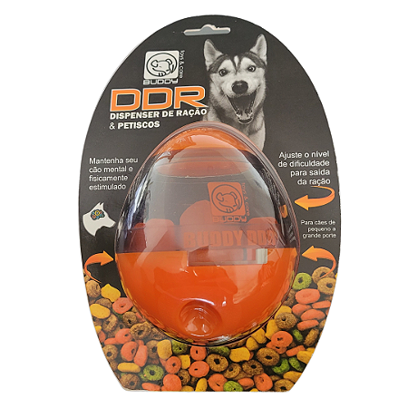 Brinquedo Recheável Comedouro Interativo para Cães DDR Buddy