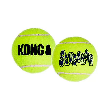 Brinquedo Bola de Tênis Kong SqueakAir para Cães