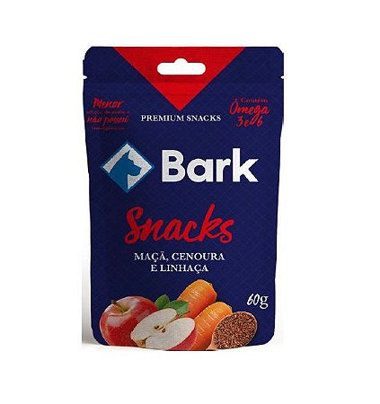 Snack Bark Maçã, Cenoura e Linhaça
