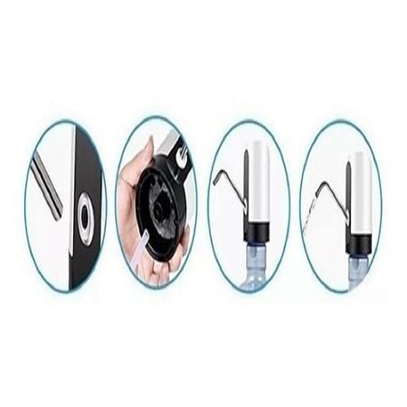 BEBEDOURO BOMBA ELETRICA PARA GALAO GARRAFAO DE AGUA 5 10 20 LITROS RECARREGAVEL