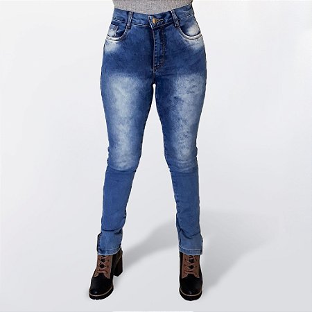 calça jeans feminina com elastano