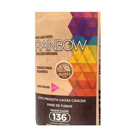 Fumo para cigarro Rainbow Golden Brown (Orgânico)