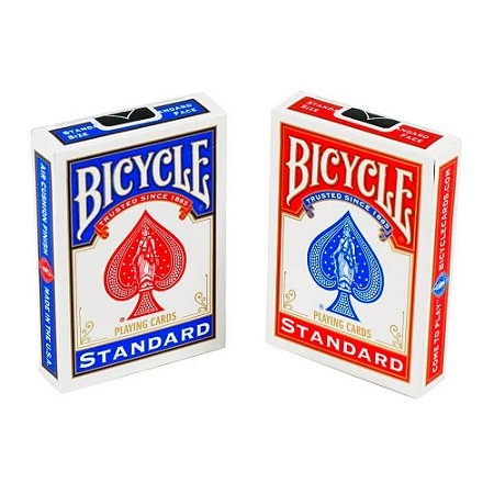 Baralho Bicycle Standard Azul ou Vermelho
