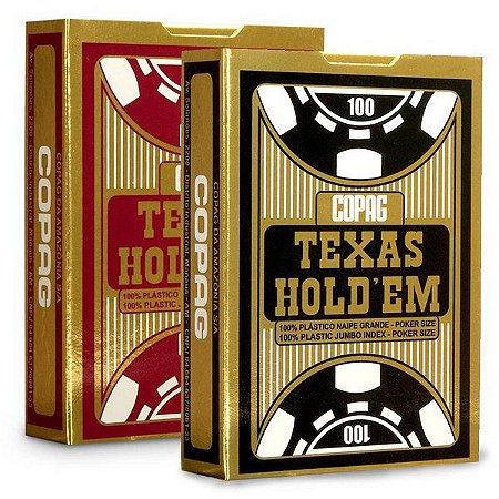 Jogo de Cartas Baralho Texas Poker - Mini71 na Web