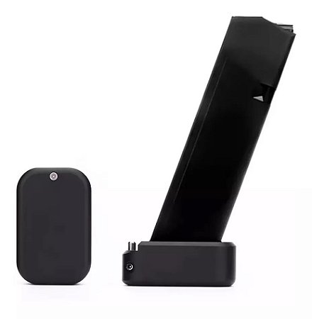 Bumper CNC Extensor Prolongador Alumínio Glock Ipsc - Preto