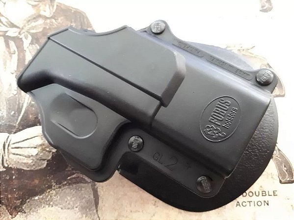 Coldre Israelense Fobus Pistola Glock 9mm e 380 - Destro