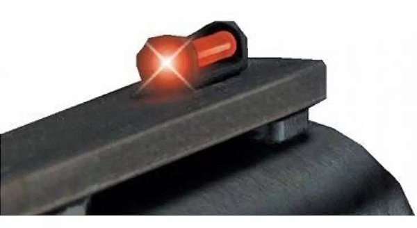 Massa de Mira TRUGLO Fibra Vermelho para Espingardas Rosca UNIVERSAL