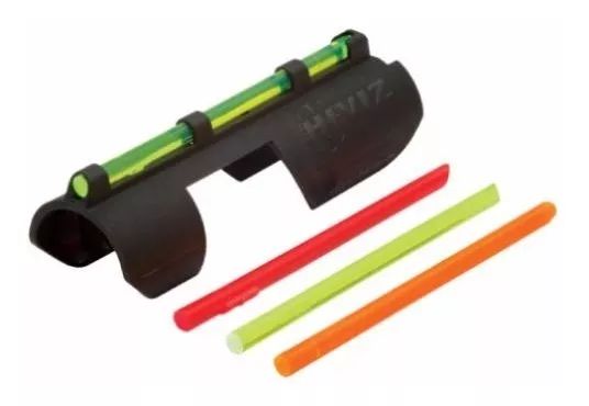 Massa de Mira HIVIZ de Fibra 4 Cores Universal para Espingarda Shotgun Cal. 12 GAUGE